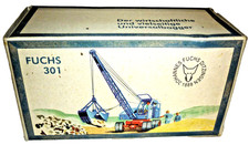 NZG Metallmodell Universalbagger 520 Fuchs 301 1:50 OVP Mobile Crane