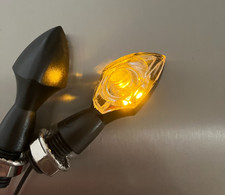 2 LED BLINKER rechts / links schwarz