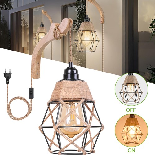 Rattan wandleuchte wandlampe - rattan,
