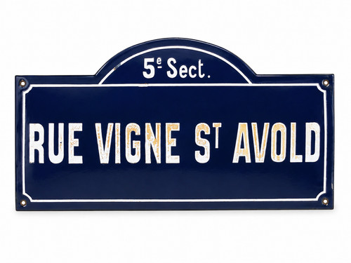 Emaille straßennamenschild - emaille,