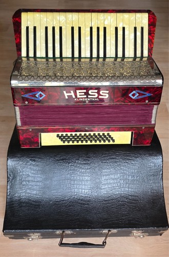 Vintage akkordeon hess - vintage,
