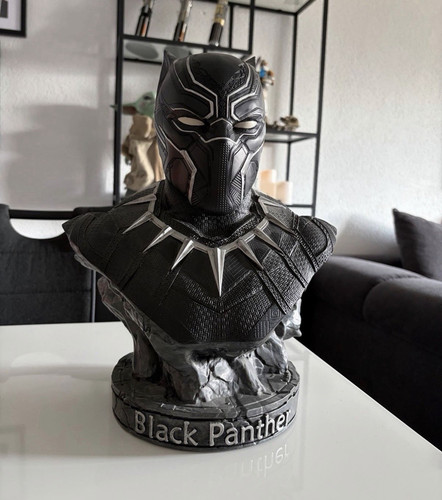Black panther büste figur - büste,