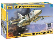 Zvezda 7267 Sukhoi SU-24M Fencer-D Plastik Modellbausatz 1:72 NEU
