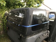 JEEP CHRYSLER WRANGLER YJ HARDTOP HARD TOP MIT HECKWISCHER SCHWARZ !!!!