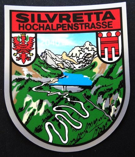 Souvenir aufkleber silvretta - souvenir-aufkleber,