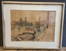 Helmut Weitz Aquarell Neusser