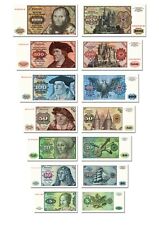 DM Geldscheine, Deutschland 1980 TOP Reproduktion 5-1000