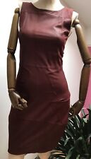 MARITHÉ & FRANÇOIS GIRBAUD Kleid Gr. DE36 rot Lederkleid