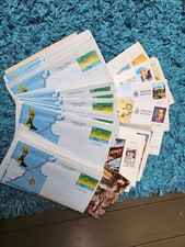 Umschläge und Karten aus Spanien Luftpost Kiste Lot Sammlung 