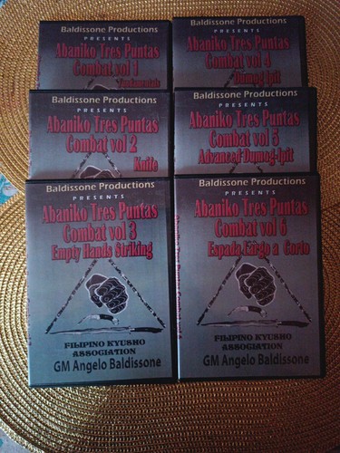 Arnis escrima kali dvds box - dvds,