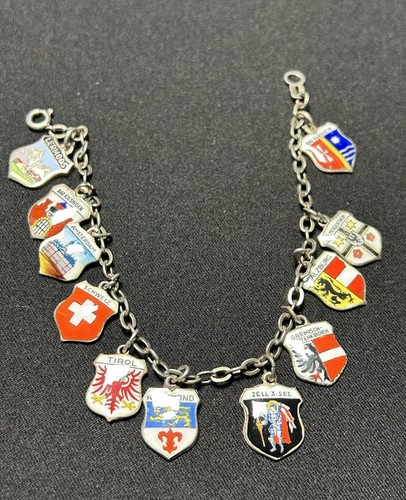 Altes silber bettelarmband - altes, 11