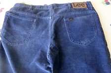 Lee 201 Herren Cord Hose Jeans W31 L34 blau Vintage 90er TOP Zustand