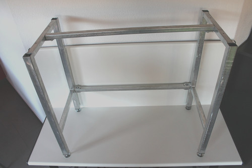 Werkbankgestell stahl roh - werkbankgestell, o