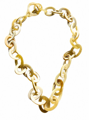 Handgefertigte horn halskette - handgefertigte,