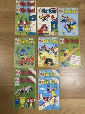 Fix und Foxi Comics – 11 Hefte (zw. Band 473–487) ca. 1965 – Zustand siehe Fotos