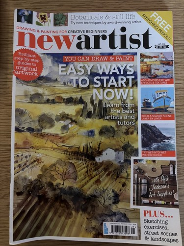 New artist magazine drawing - new,