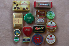 15 Bonbondosen / Keksdosen / Tabakdosen , im Taschenformat, Konvolut