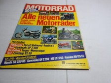 Motorrad Zeitschrift     19/1983      Kawasaki GP Z400 / Zündapp SX80