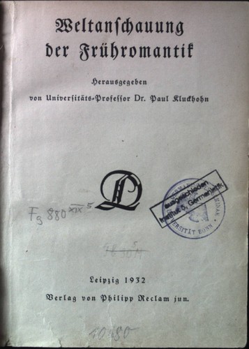 Weltanschauung der