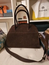 Veloursleder Leder Tasche