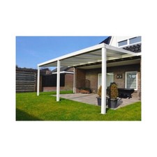Aluminium Terrassen Überdachung aus Polycarbonat-Stegplatten 16 mm Carport