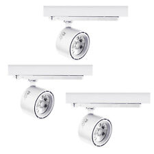 3x LED Strahler Shoplight weiß 3 Ph Adapter SLV Erco Staff Lival Eutrac