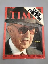Time Magazine Magazin Europe Oktober October 1975 Franco Storm Over Spain