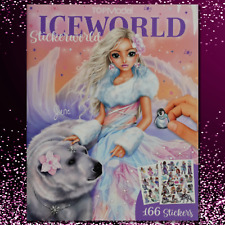 TOPMODEL ICEWORLD Stickerheft | 166 Sticker für Mädchen Stickerworld *NEU*