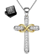 Kette kreuz unendlichkeit 925 - kette,