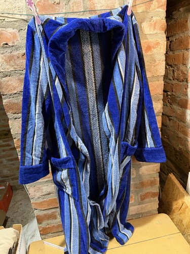 Herren bademantel blau - herren,