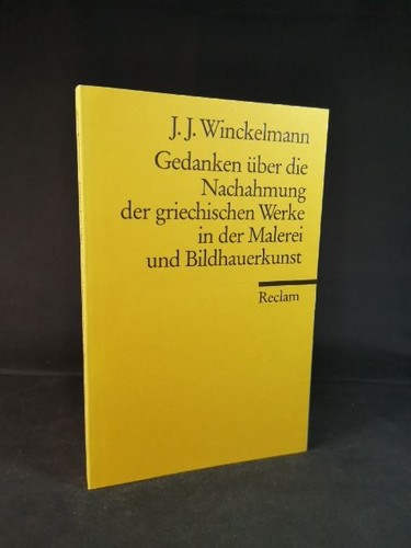 Gedanken über die nachahmung - gedanken,