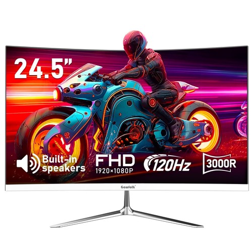 Curved monitor bildschirm - pc,