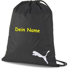 PUMA Turnbeutel schwarz mit