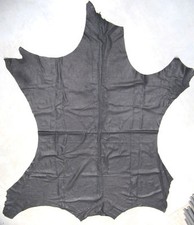 Lederhaut schwarz Rindsleder Grundpreis 50,28€ qm² Rindanilin-Leder 34,5 Fuss