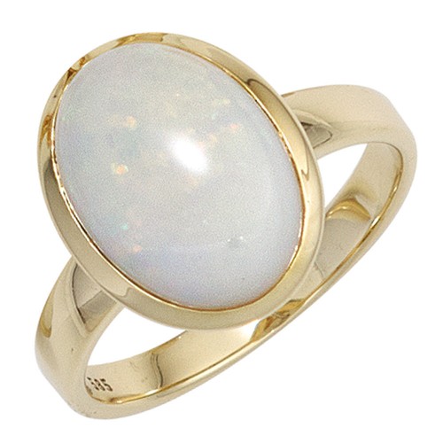 Ring damenring mit opal oval - ring,