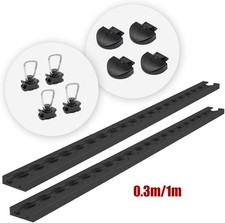 Airlineschienen SET schwarz