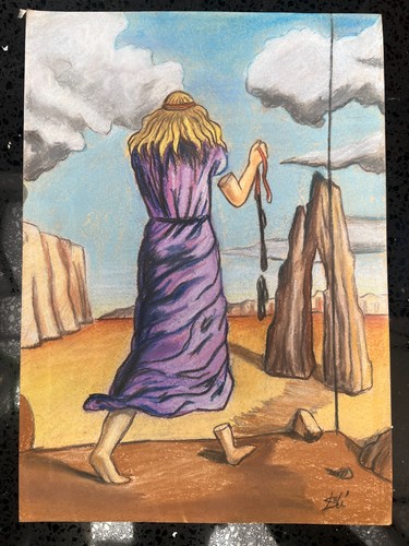 Salvador dali zeichnung auf - dali,