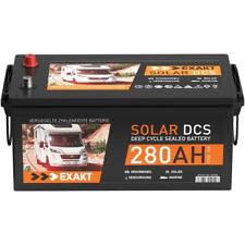 Solarbatterie 280Ah 12V EXAKT DCS Wohnmobil Batterie statt 230A Boot Versorgung