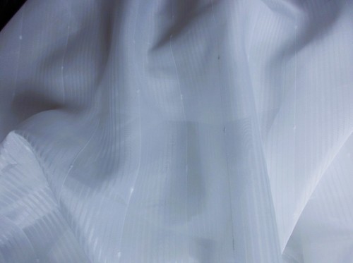 Gardinenstoff voile weiß mit - voile,