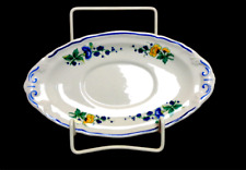 Unterteller Sauciere Villeroy & Boch Phoenix blau 17 x 9,7 cm sehr guter Zustand