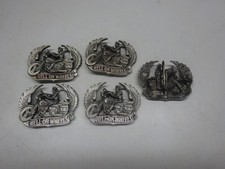  5 Stück Gürtelschnalle 40mm. Hell on Wheels Harley Davidson Shopper Easy Rider