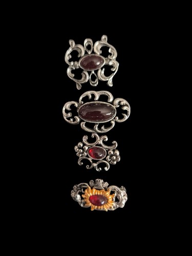 Trachtenbrosche modeschmuck - 4x, trachtenbrosche,modeschmuck