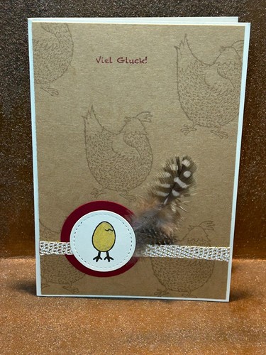 Grusskarte osterkarte stampin - grusskarte,