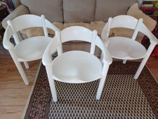 Rainer Daumiller, Danish Design, Kiefer, Brutalistisch ,3 Esstühle,