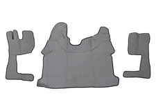 Grau fußmatten eco leder - grau,