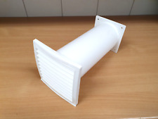 Teleskop Rundrohrmauerkasten weiß NW 100 mm AIR - TEC N37024