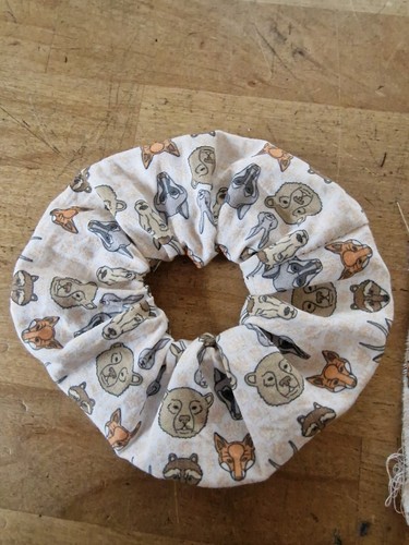 Haargummi scrunchie waldtiere - haargummi,