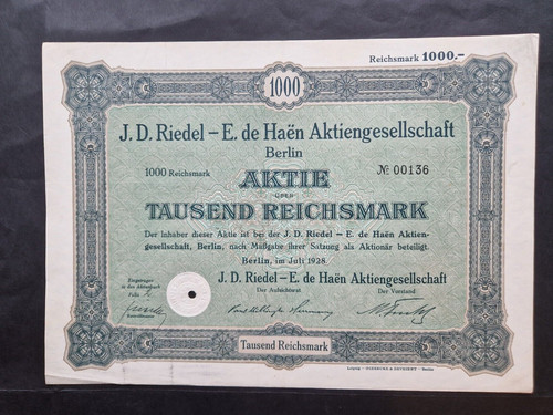 Riedel e de haen ag - riedel, e.