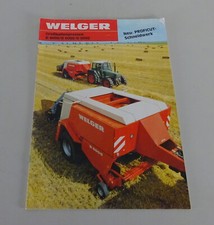 Prospekt / Broschüre Welger