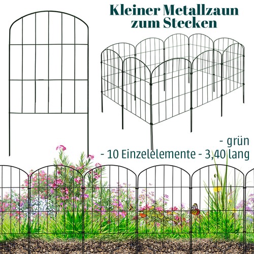 Zaun gartenzaun steckzaun - zaun,